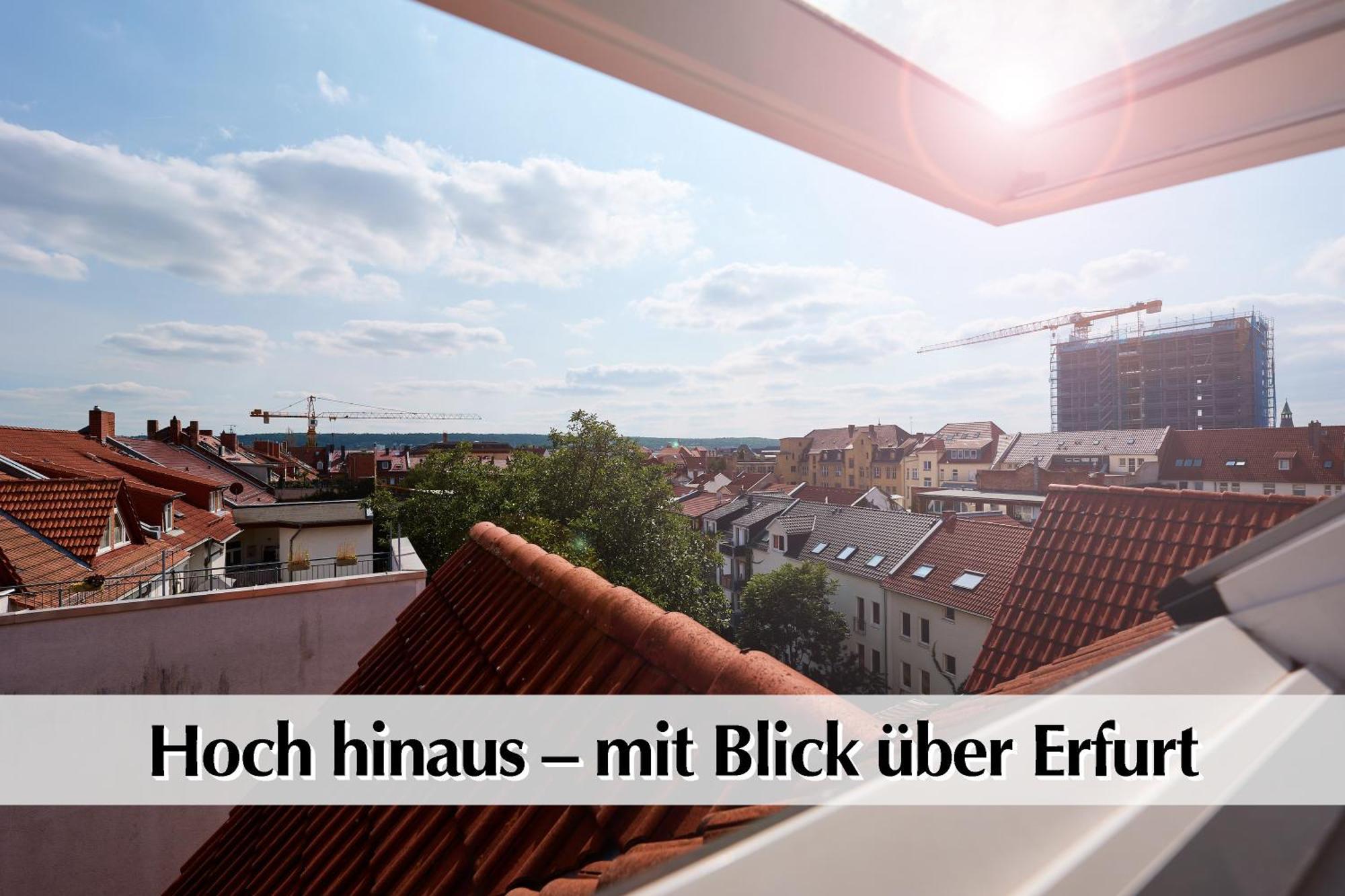Helle 72Qm Maisonette Wohnung Im Herzen Erfurts Mit Kingsize Bett, Smart-Tv, Etc Bagian luar foto