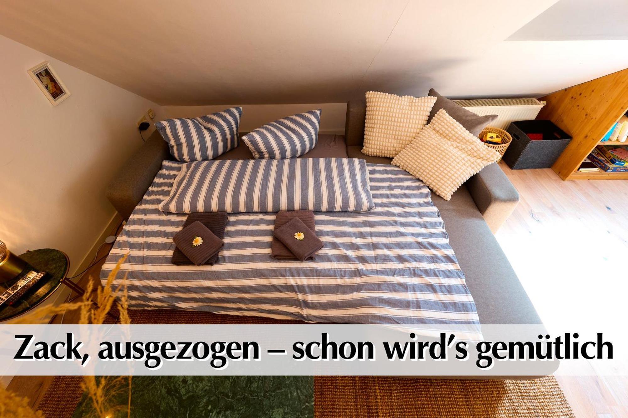 Helle 72Qm Maisonette Wohnung Im Herzen Erfurts Mit Kingsize Bett, Smart-Tv, Etc Bagian luar foto