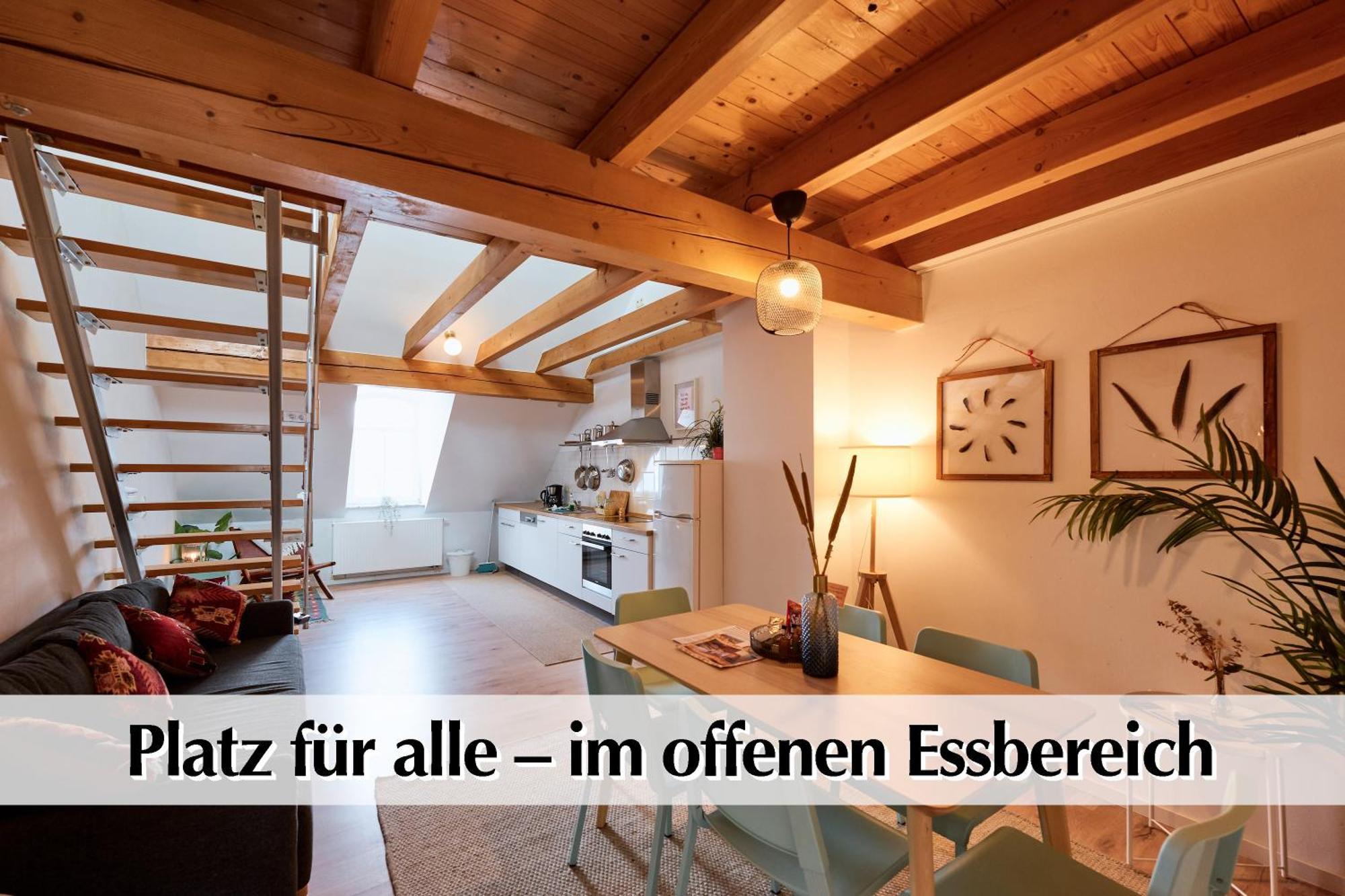 Helle 72Qm Maisonette Wohnung Im Herzen Erfurts Mit Kingsize Bett, Smart-Tv, Etc Bagian luar foto