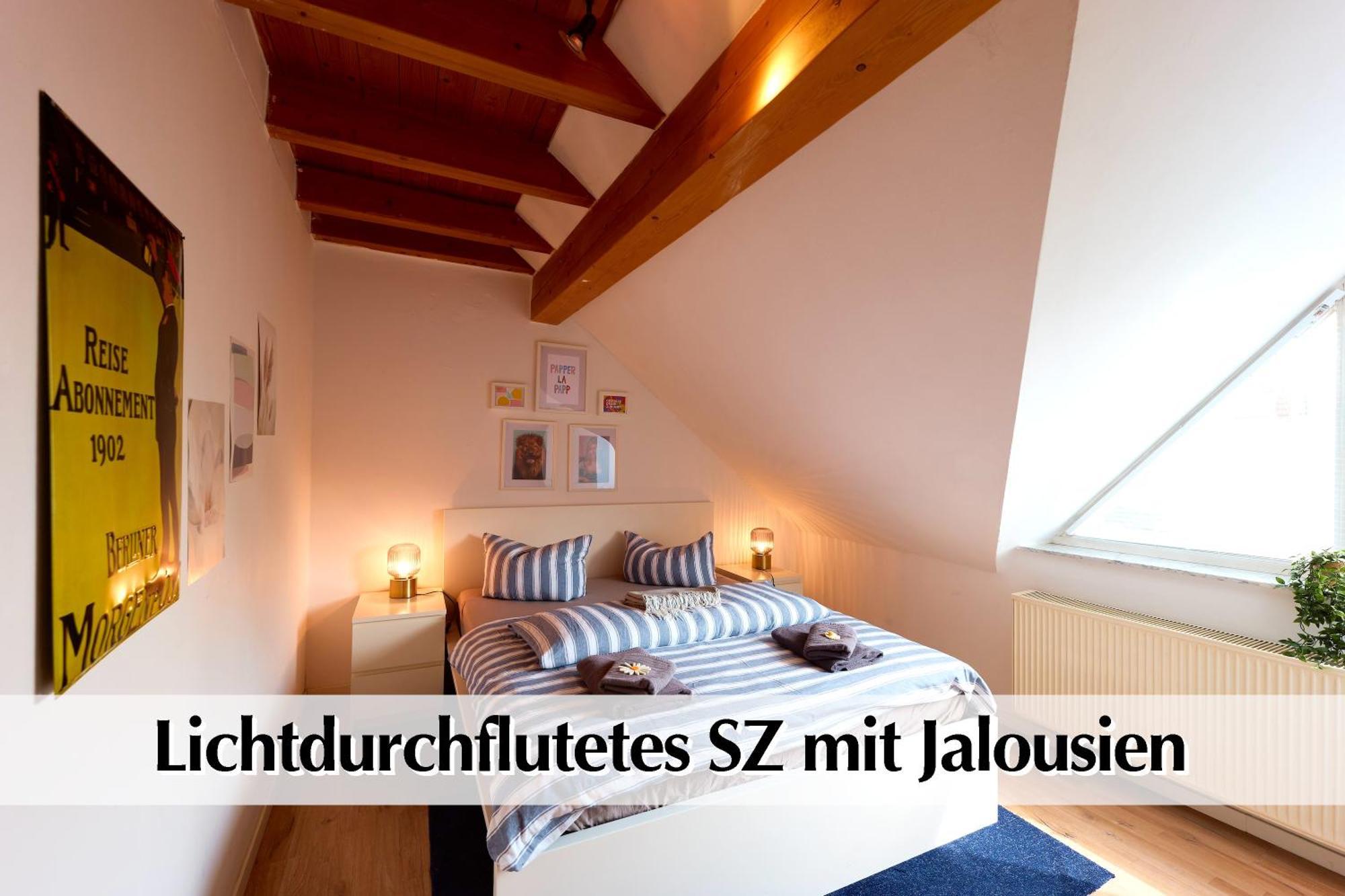 Helle 72Qm Maisonette Wohnung Im Herzen Erfurts Mit Kingsize Bett, Smart-Tv, Etc Bagian luar foto